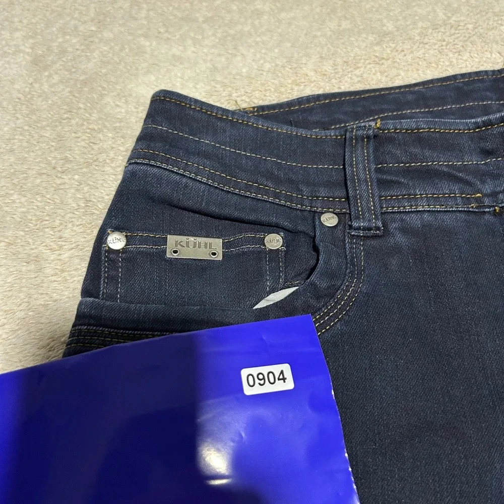 KUHL Disruptr Jeans Mens 34 27 Blue KUHLFLEX Stretch Performance  Hemmed Pics!